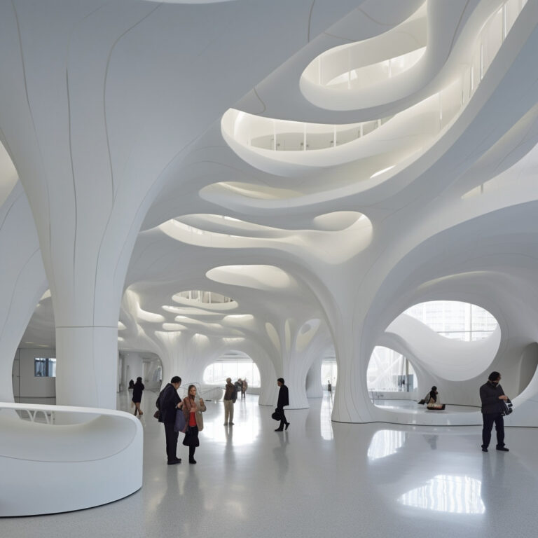 AI Arch Design White museum