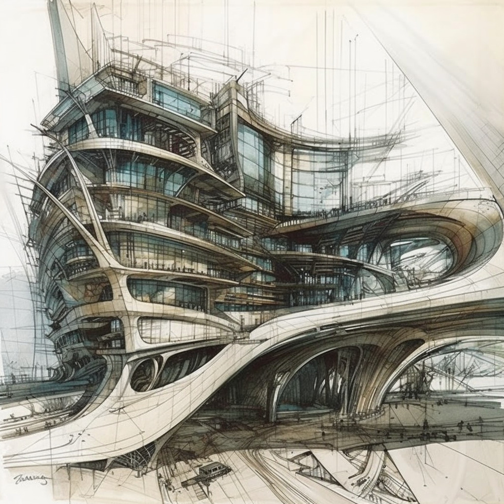 Futuristic City Pack 12. Organic Architecture, Graphics | GraphicRiver