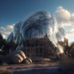 AI Arch Design Soap Bubble-Inspired Organic form