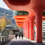 AI Arch Design Pedestrian Bridge Metamorphosis