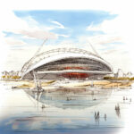 AI Arch Design Sketchy Stadium