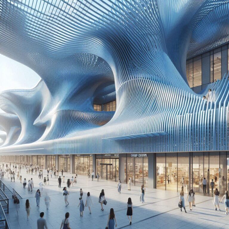 AI Arch Design Shopping center