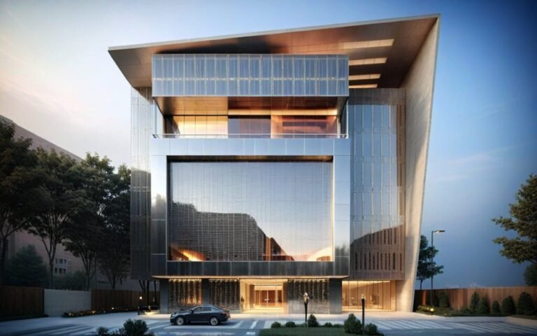 AI Arch Design Administrative Building